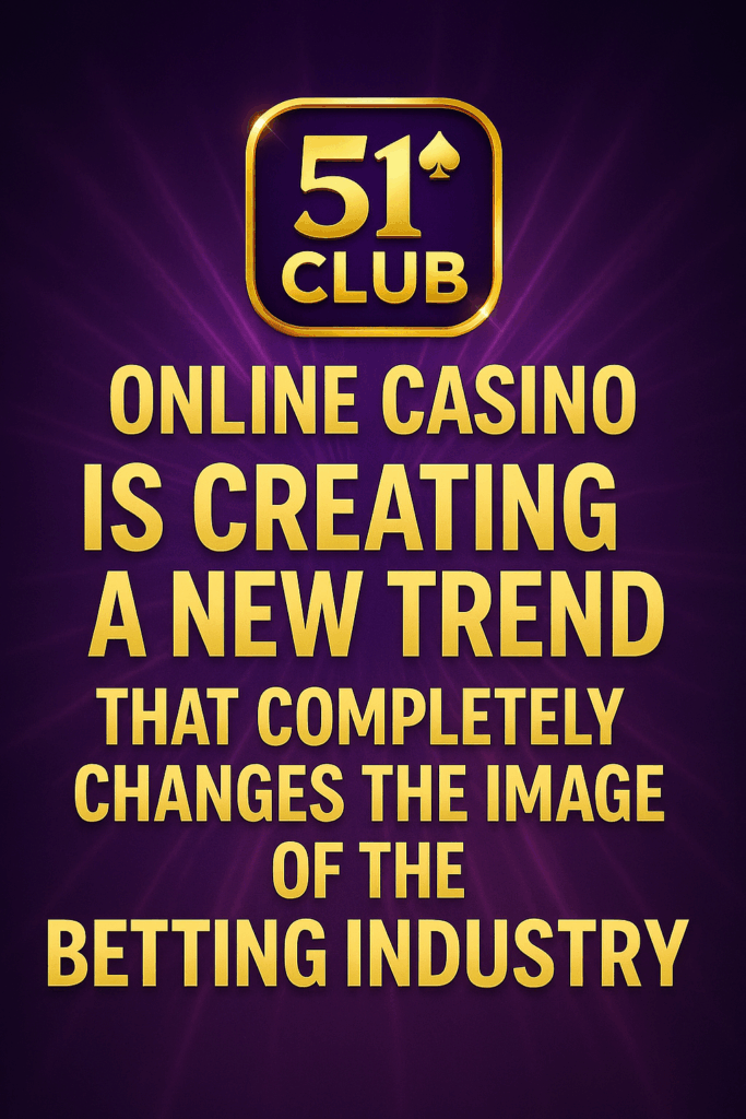 51 Club online casino platform showing login and game features