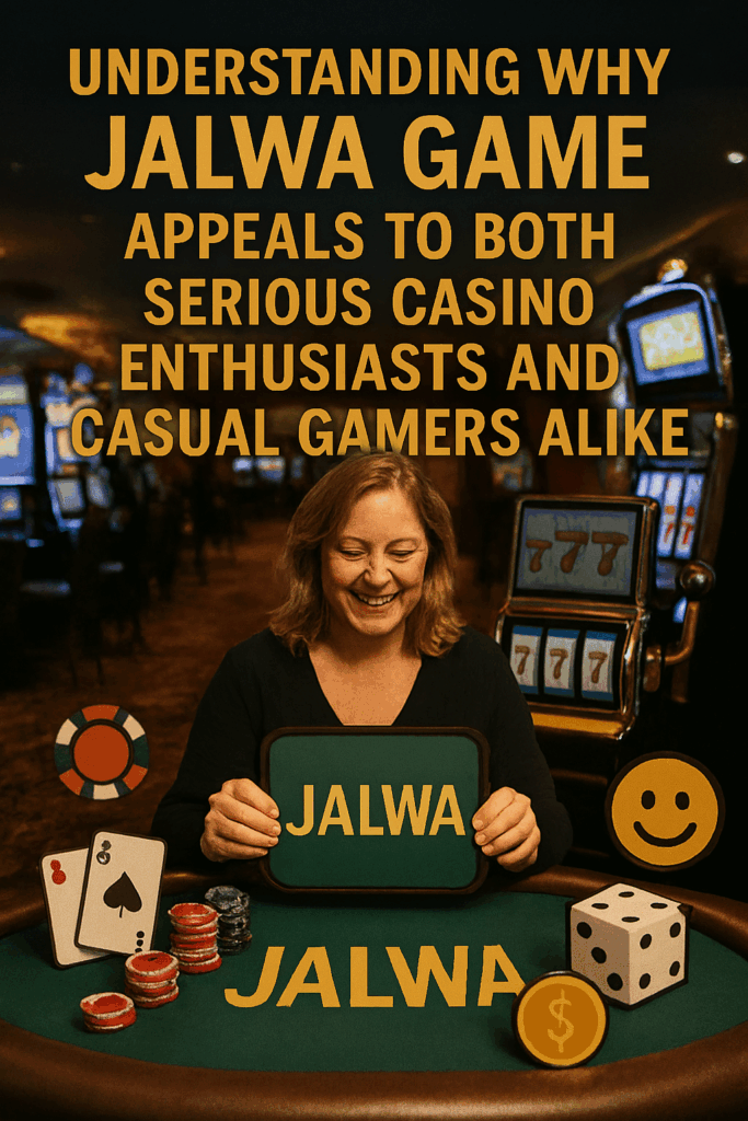 Jalwa Game interface showing realistic casino tables with players interacting online