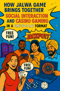 Players enjoying social interaction and casino gameplay in Jalwa Game free-to-play mode.