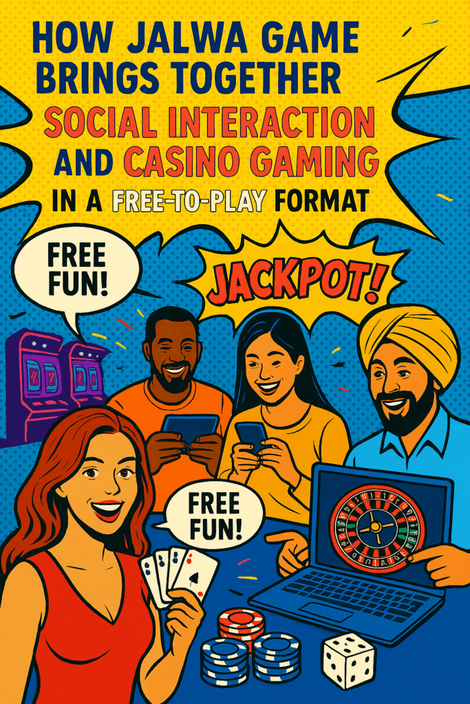 Players enjoying social interaction and casino gameplay in Jalwa Game free-to-play mode.