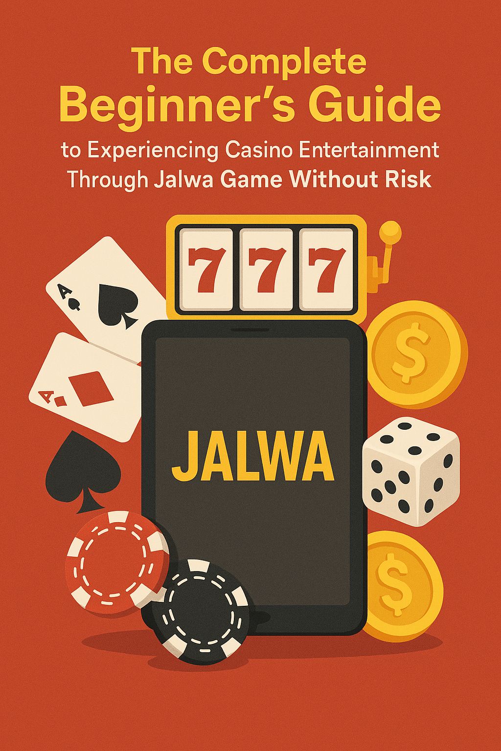 Jalwa Game free-to-play casino interface showcasing slot machines and poker tables on a digital screen